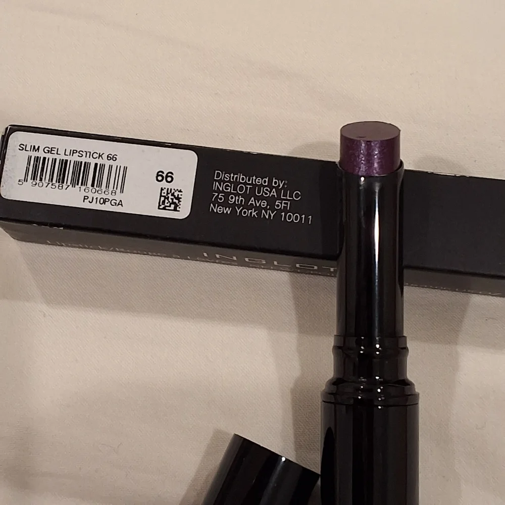 NWT Inglot Slim Gel Lipstick 66